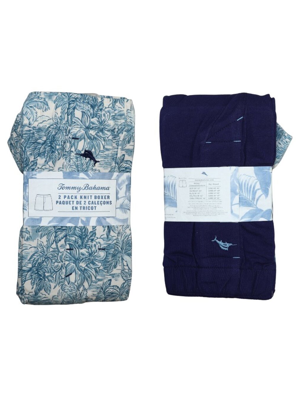 Tommy Bahama 2-Pack Soft Cotton Tropical Men's Knit Boxer Shorts Underwear NWT